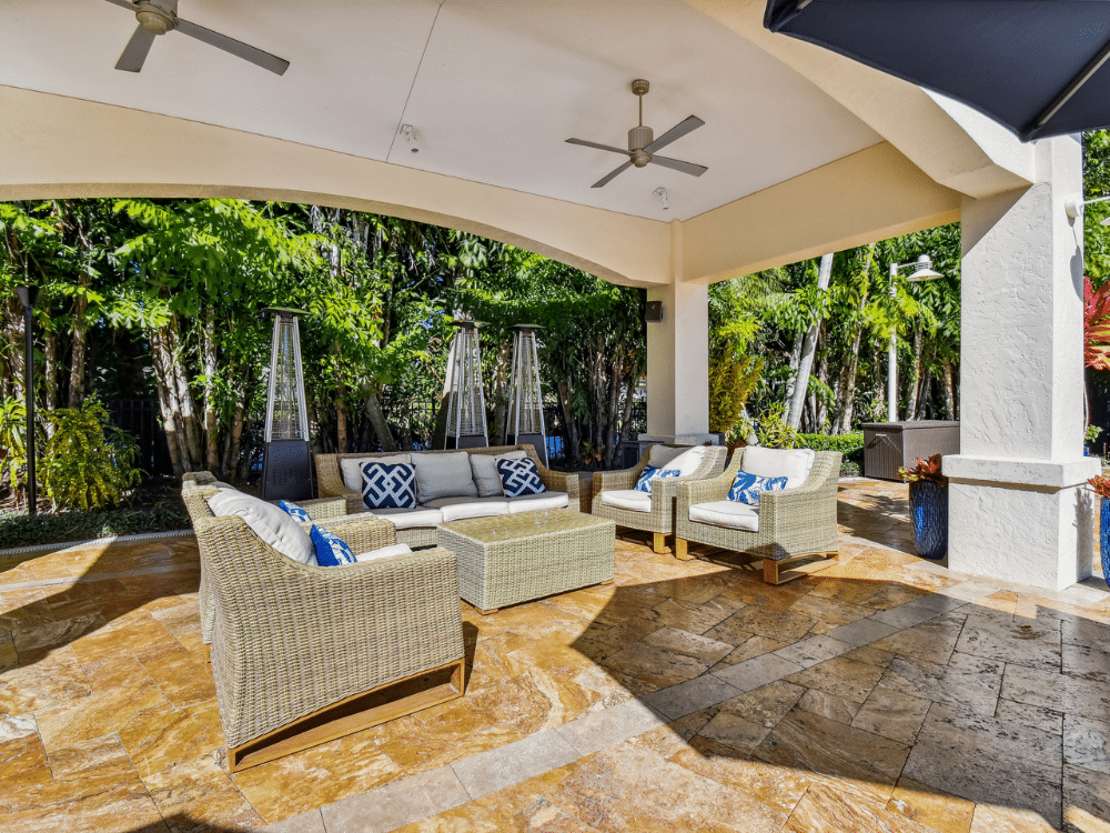 Miami real estate photography outdoor living